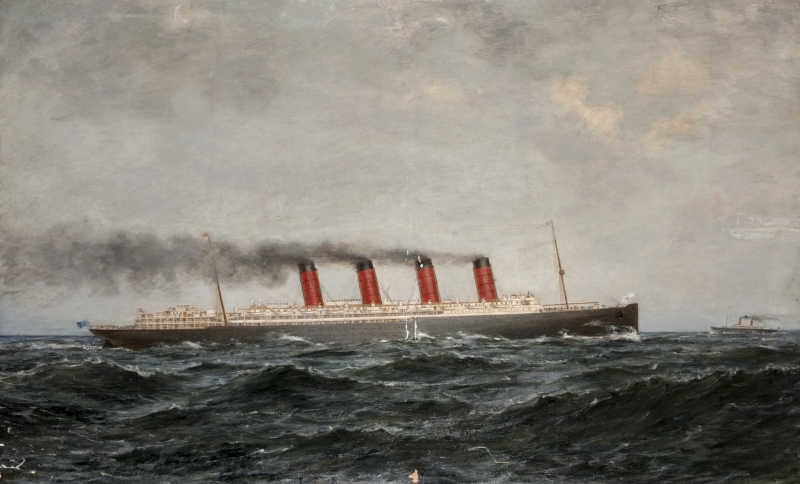 Lusitania Painting - Copyright CSG CIC Glasgow Museums and Libraries Collections